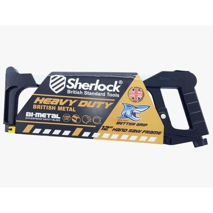 Sherlock Gagang Gergaji Besi (Aluminium Frame) 12 Inch