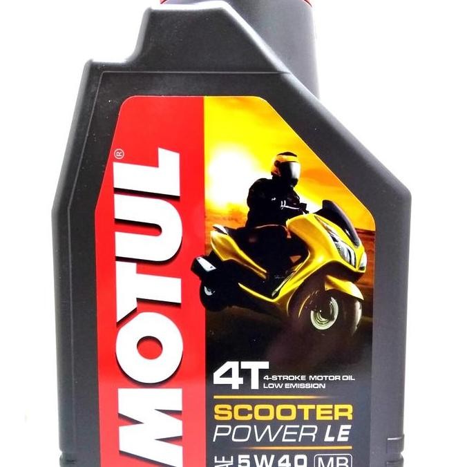 Ready PAKET OLI MOTUL SCOOTER POWER LE 5W40 + OLI GEAR MOTUL| NMAX PCX AEROX