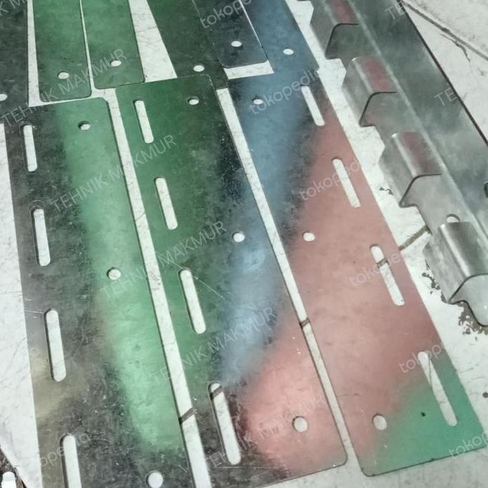 ready hanger / bereket pvc curtain 1m+ Uk 20cm jepitan 6set murah