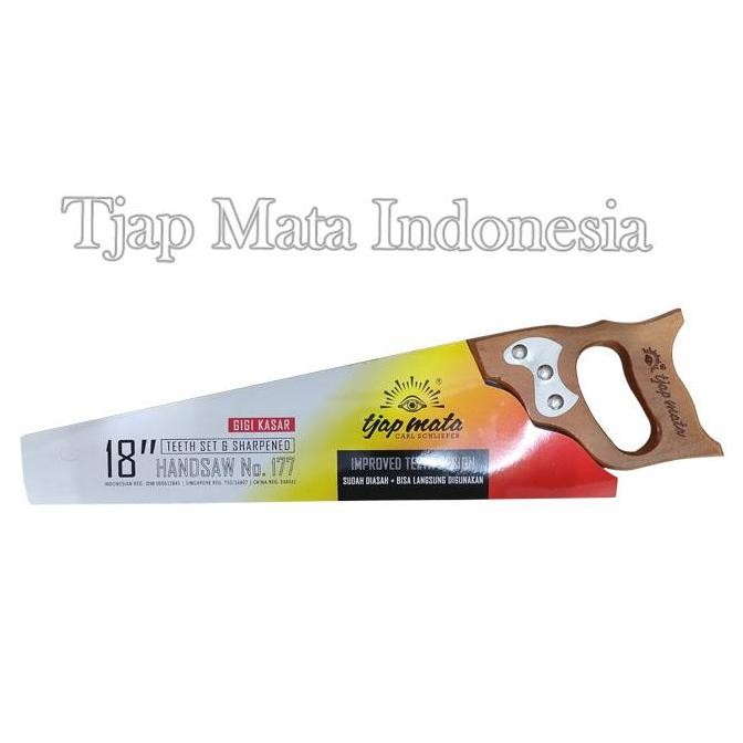 Tjap Mata / Cap Mata Gergaji Tangan /Kayu/ 18" Gg Ordinary (Gg Kasar)