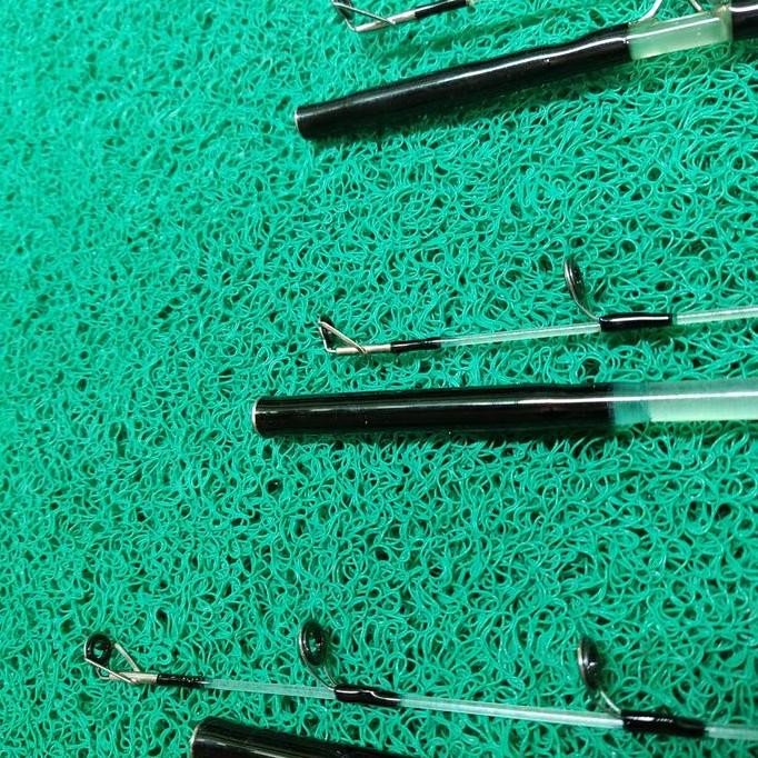 joran pancing sambung 2 bahan fiber transparan panjang 150cm