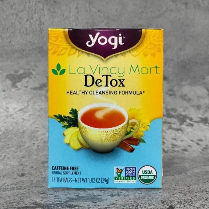 

welcome to tahuan jaya Detox Yogi Tea, Caffeine Free, 16 Tea Bags, 29 g