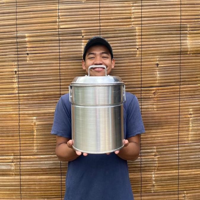 Dandang Bakso Mini Ukuran 20Cm Dandang Some Asli Alumunium Tebal Anti Luntur Anti Karat Tidak Akan M