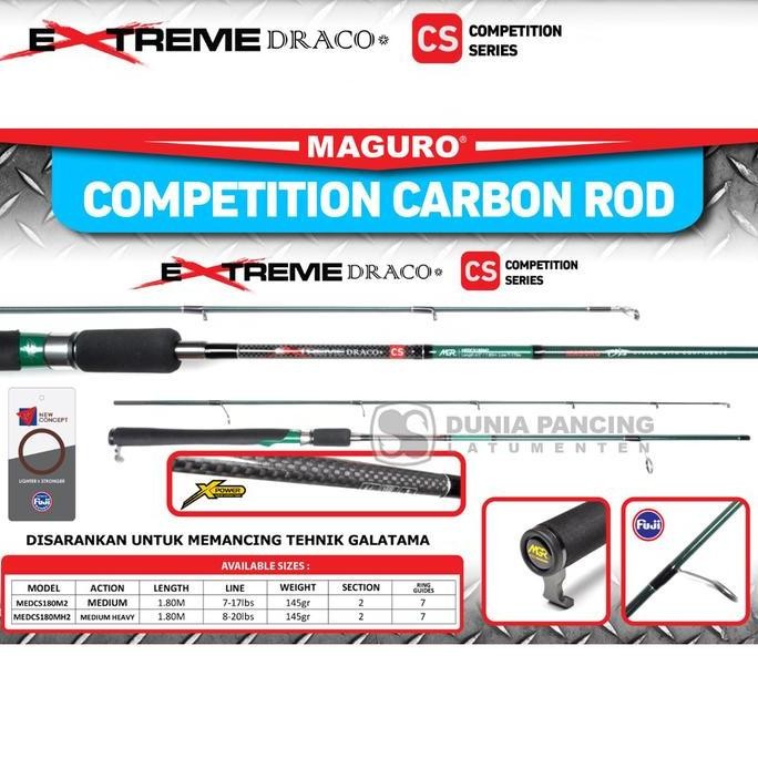 Joran Spinning MAGURO EXTREME DRACO CS Pilih Ukuran