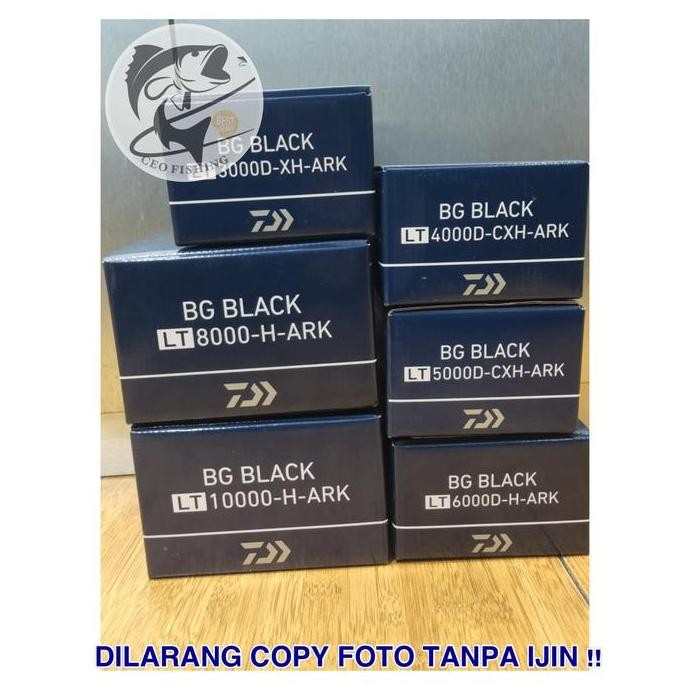 Reel DAIWA BG BLACK LT | Metal Body | Spinning | 2500 s/d 14000 Laut 21 | Resmi