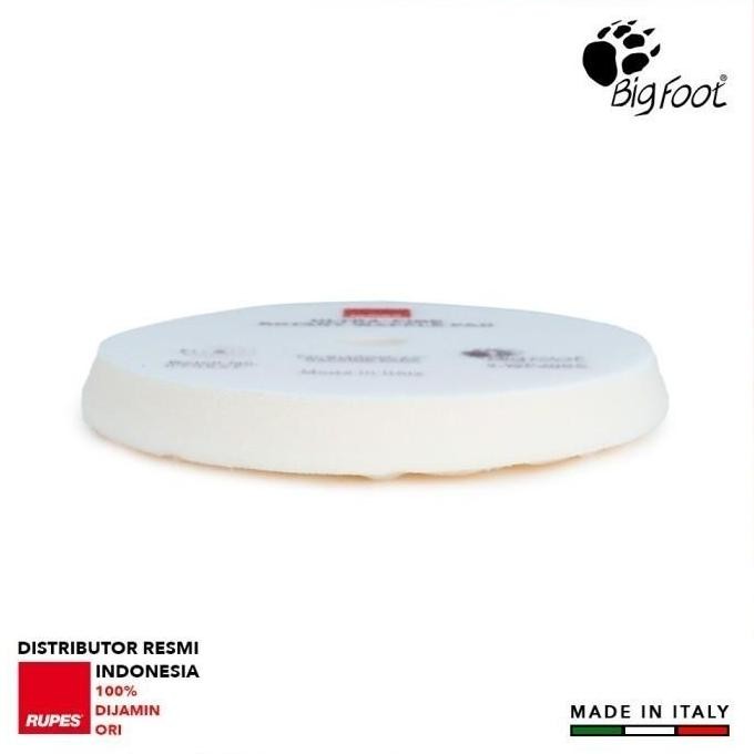 Exa Busa Mesin Poles Mobil 5 Inch - Rupes Wf150S Waffle White Ultra Fine