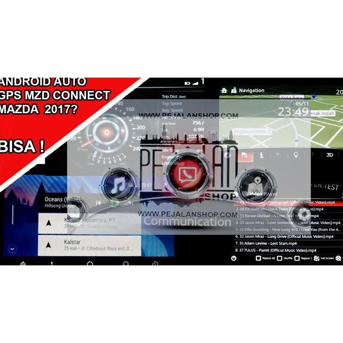 GPS navation & one tweak mazda 2 skyactiv dan mazda cx-5 cx-3