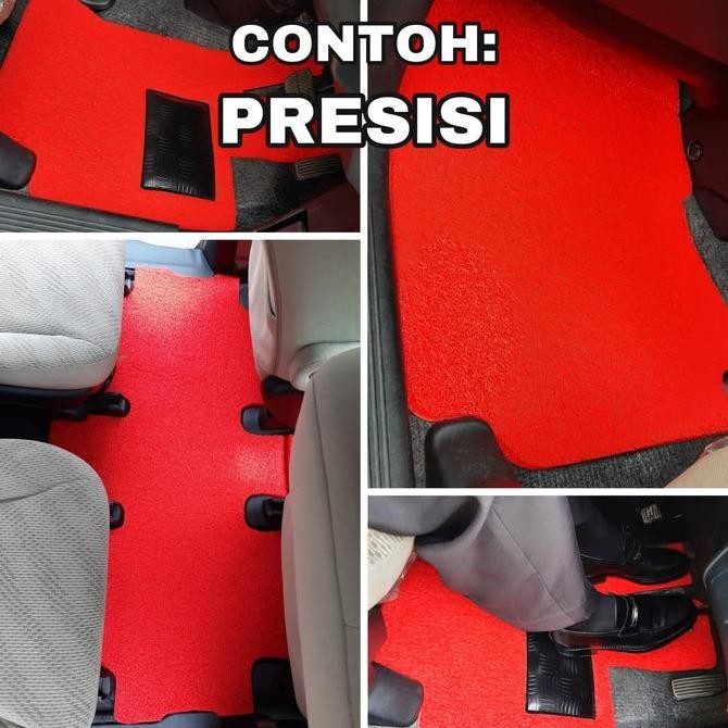 Kaet Mie Mobil Lantai Bihun Keset Set TOYOTA AVANZA 2 Baris 2 Warna