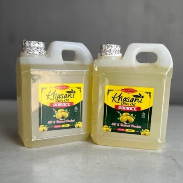 

Pomace Olive Oil Khasani / Minyak Zaitun 1 liter Minyak Goreng Masak TP