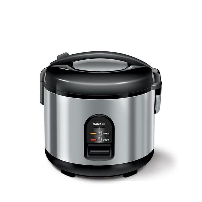 TERBARU - SANKEN Rice Cooker Stainless .2 Liter SJ-0