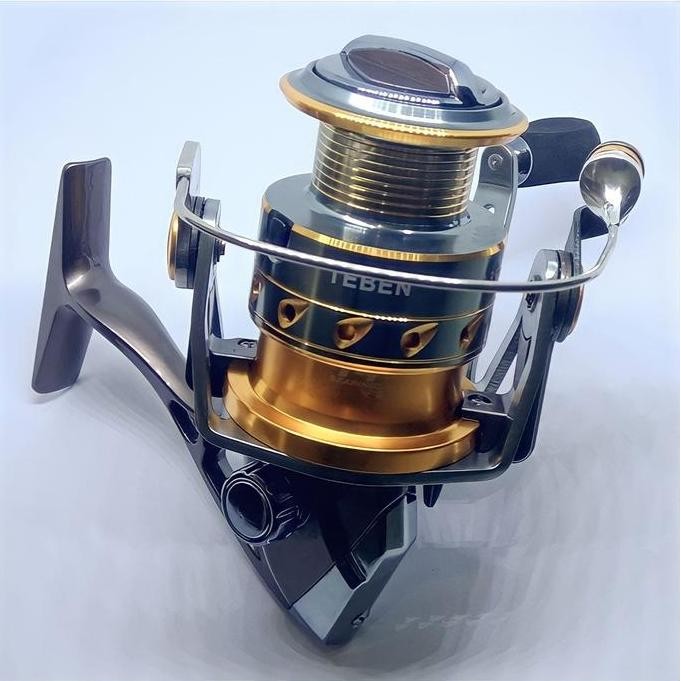 REEL TEBEN ST200 FULL METAL BODY, METAL HANDLE, METAL ROTOR, 14 BALL BEARINGS