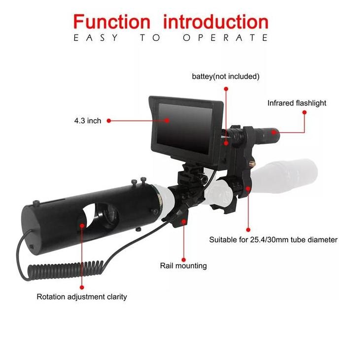 teleskope night vision memory infra merah berburu malam