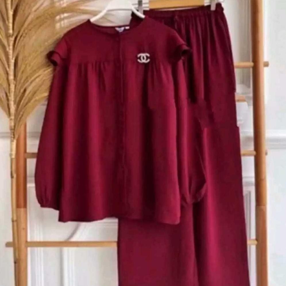 Fx-2 Sale One Set Wanita / One Set Crinkel Wanita Revana / One Set Wanita Viral / Setcel Crinkel / O