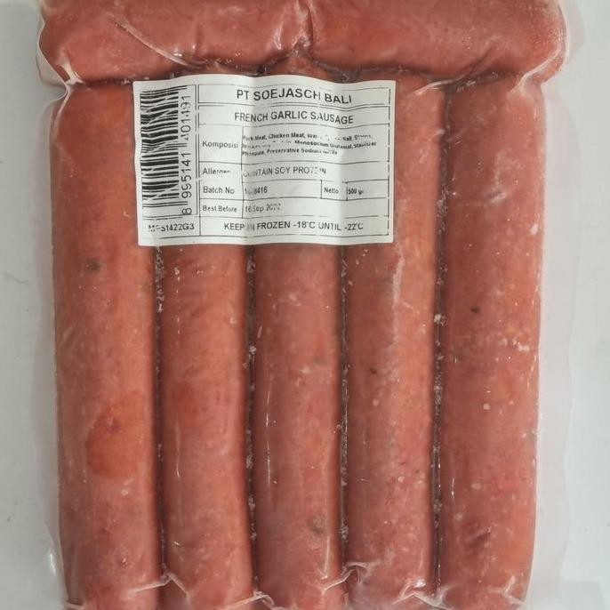 

FRENCH GARLIC SAUSAGE - SOSIS BABI MAMA'S (Pork Sausage-Frozen Food) TH