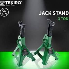 TERMURAH - jack stand 3 ton set 2pcs dongkrak tahanan mobil Tekiro