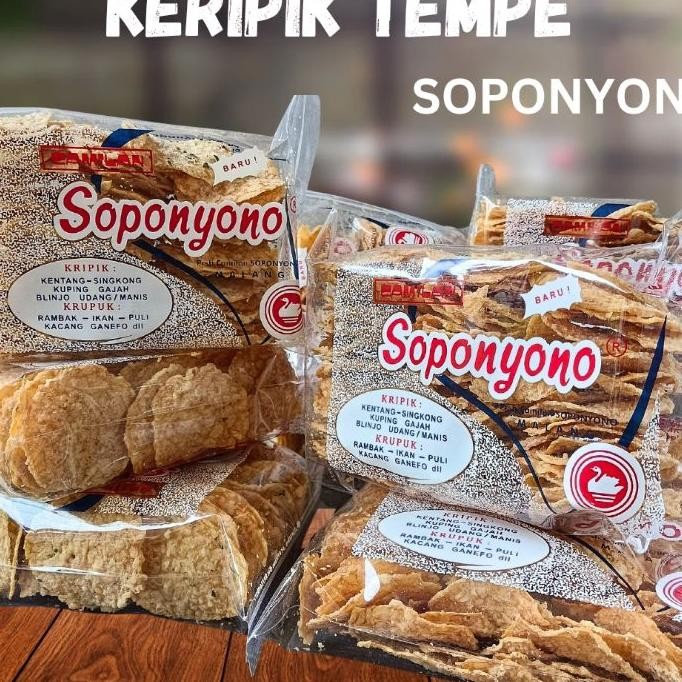 

Soponyono Keripik Tempe Daun Jeruk Kripik Tempe Malang