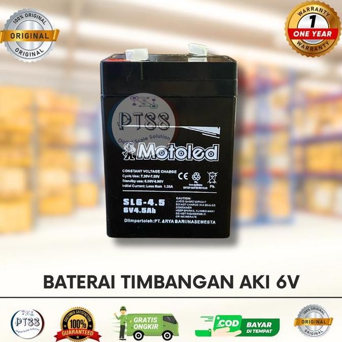NEW - battery timbangan 6Volt / aki Keri g 6volt / aki timbangan 6volt