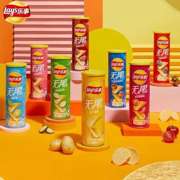 

Keripik Kentang Lays Stax Lays Potato Chips Braised Pork Flavor China GS