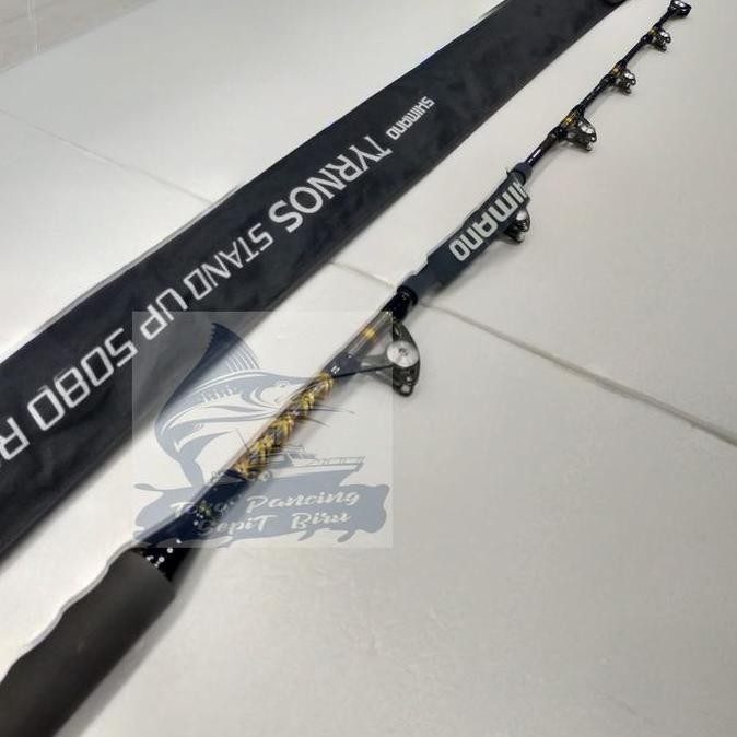 Joran Trolling Shimano Tyrnos Stand UP 5080 Roller