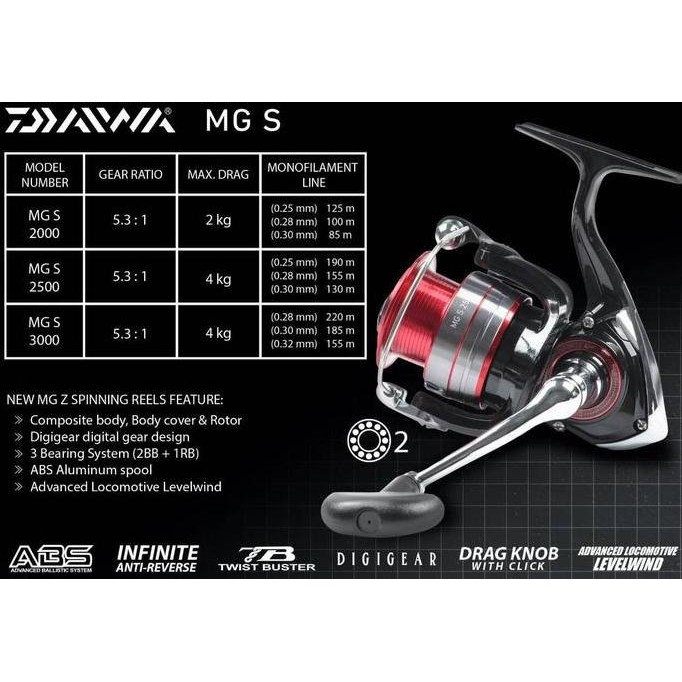 Reel Daiwa MG S 2500