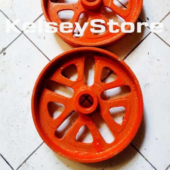 *****] roda molen semen 50 kg / roda besi molen semen mixer / roda roll molen