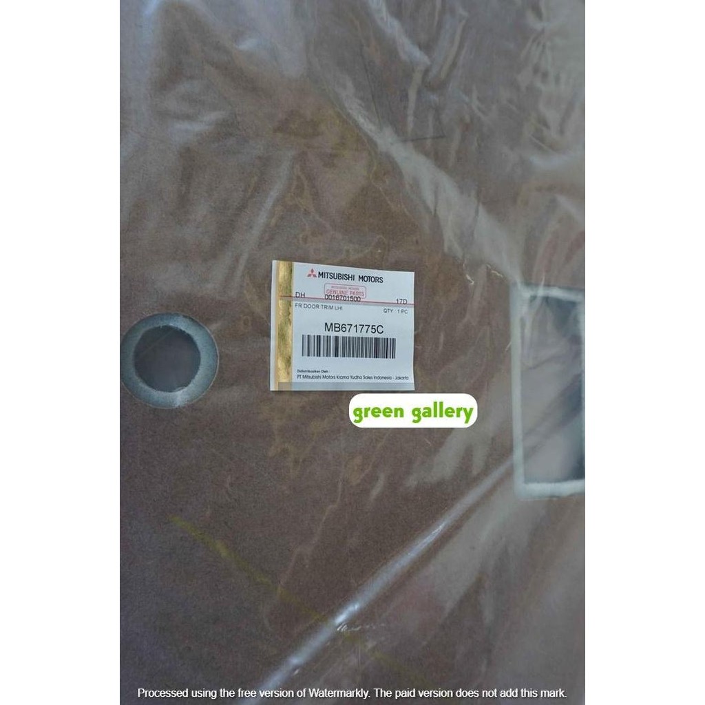 Door Trim Doortrim Depan Suzuki Futura / Mitsubishi T120SS ORINAL