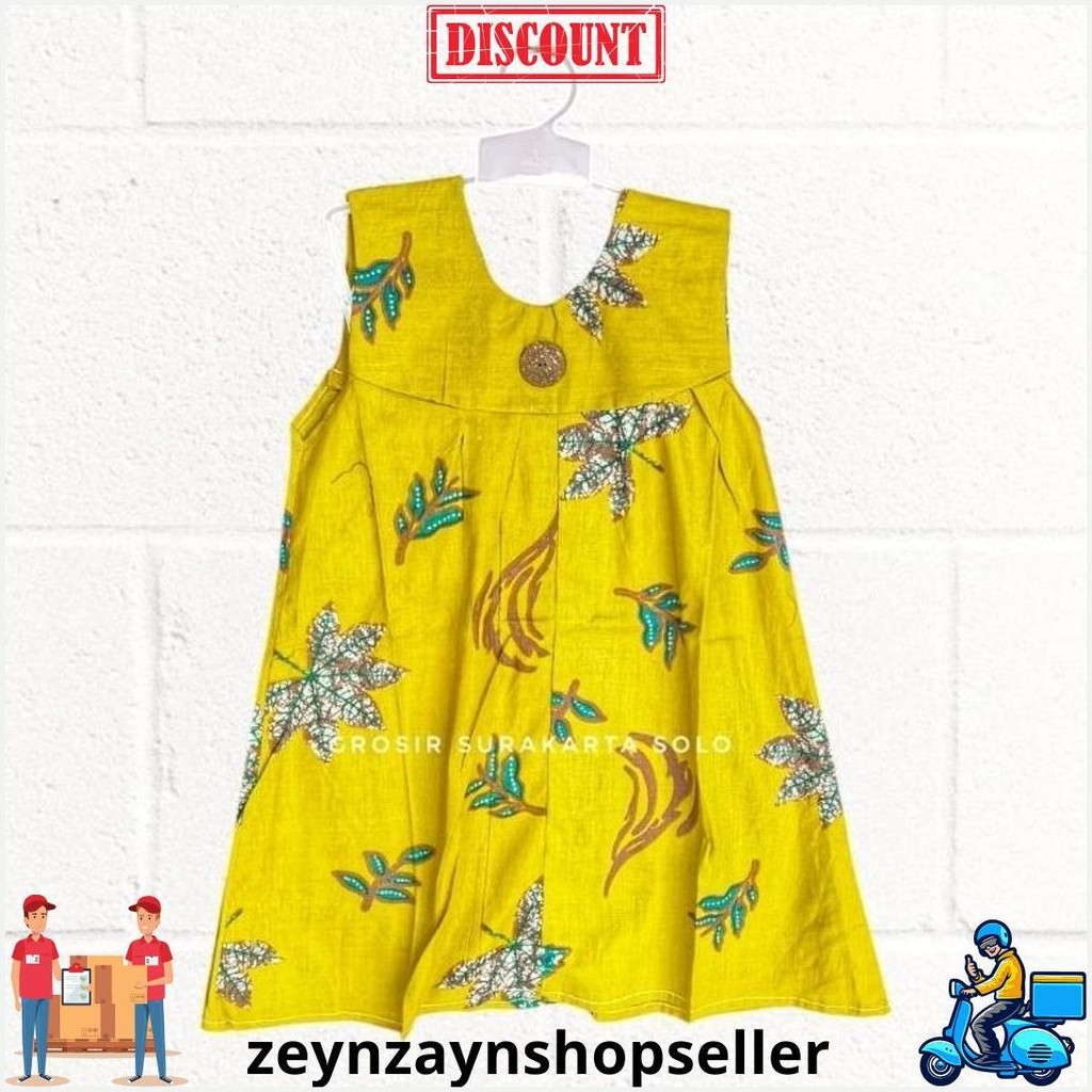 Dress Batik Anak Model Erika Original Produk