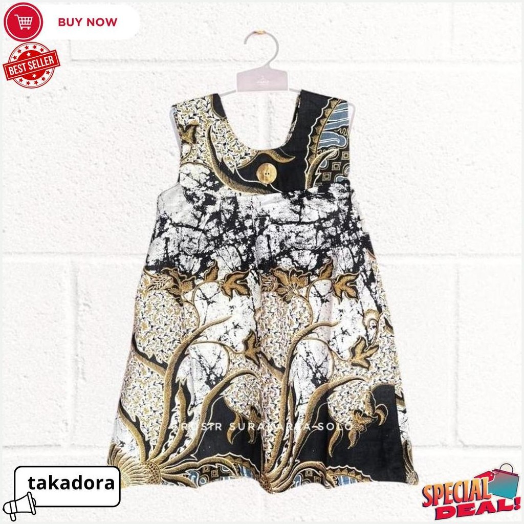 Dress Batik Anak Model Erika Terlaris
