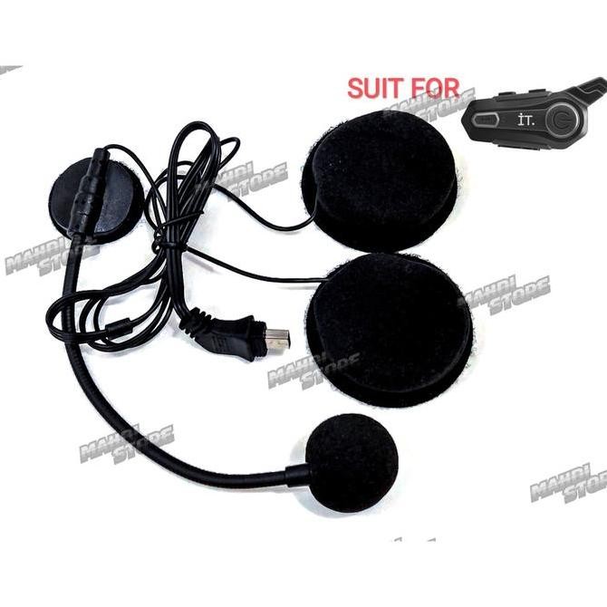 Speaker Mic Hard Mic Fullface Halfface Service Kit Bluetooth Intercom Original
