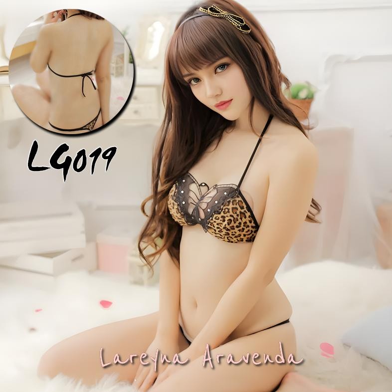 Set Bra + Celana Dalam Wanita Sexy Motif Macan Butterfly LG019 mYHoney