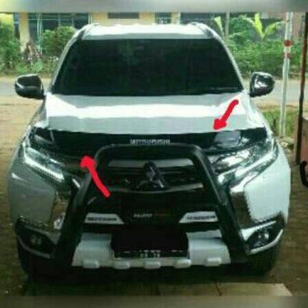 tanduk depan mobil rush dan terios+lumpy led TRD Sporty Original