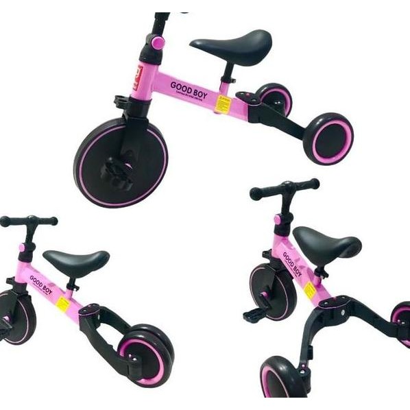New Sepeda Anak 3 In 1 Good Boy Good Girl Balance Bike Mantap