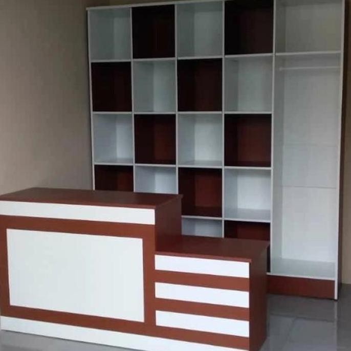 satu paket rak laundry lemari laundry + meja kasir