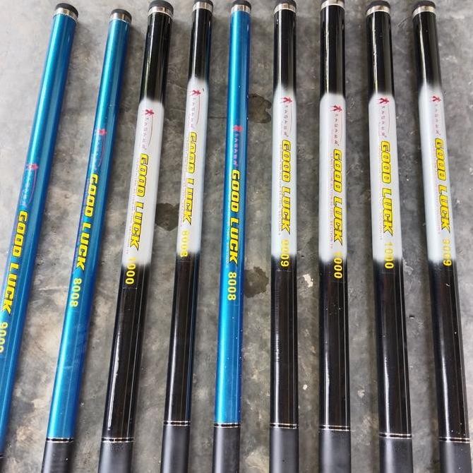 Tegek Bendera Sholawatan panjang 10 meter kaku, Joran Tegek Pancing Original