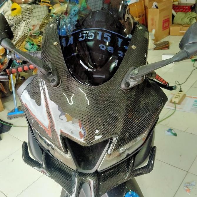 winshield carbon r15v3 visor r15 v3 topeng r15 v3 kedok r15 v3 Original