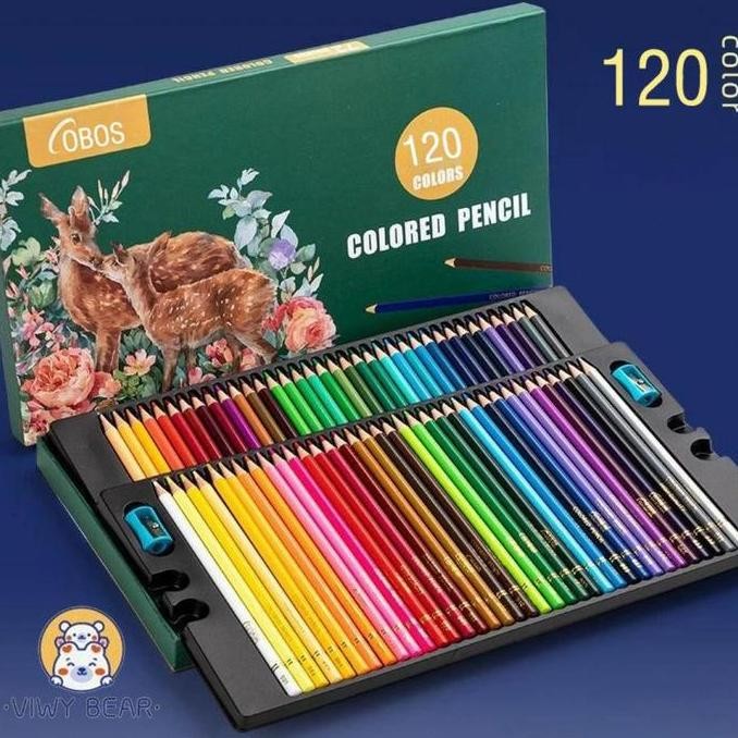 

120 Warna Termurah Obos Oil Pencil Color Pensil Warna Minyak 48/72 Pencil Color Set High Grade Oil Pencil Promo Kertas Stationery Kayu Allshop