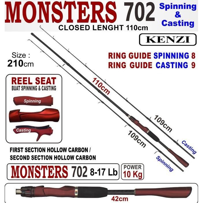 Rod / JORAN KENZI MONSTERS (SPINNING & CASTING) Original