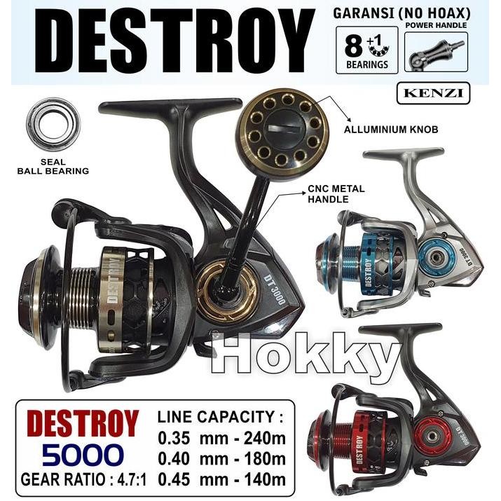 REEL KENZI DESTROY 5000 ORIGINAL DAN TERPERCAYA