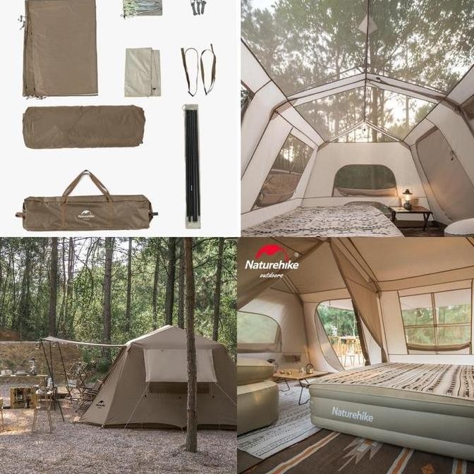 Tenda Zp004 Village 13 Tenda Camping Kapasitas 5-8 Org Allshop