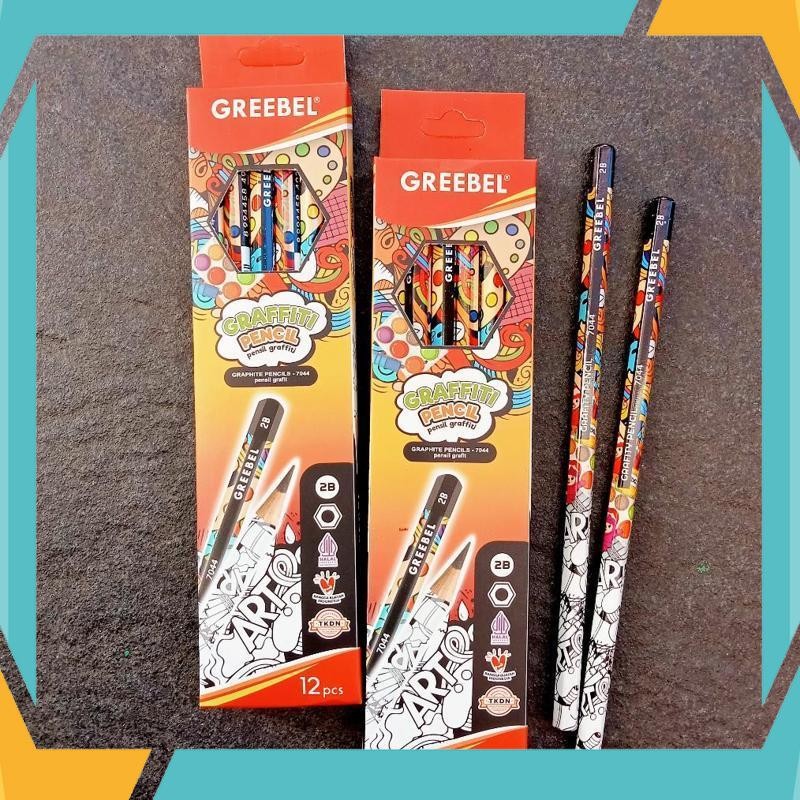 

Cuci Gudang Pensil Kayu Pencil 2B Greebel 7044 Graffity ( 12 Pcs ) [ Original ] XCK-95