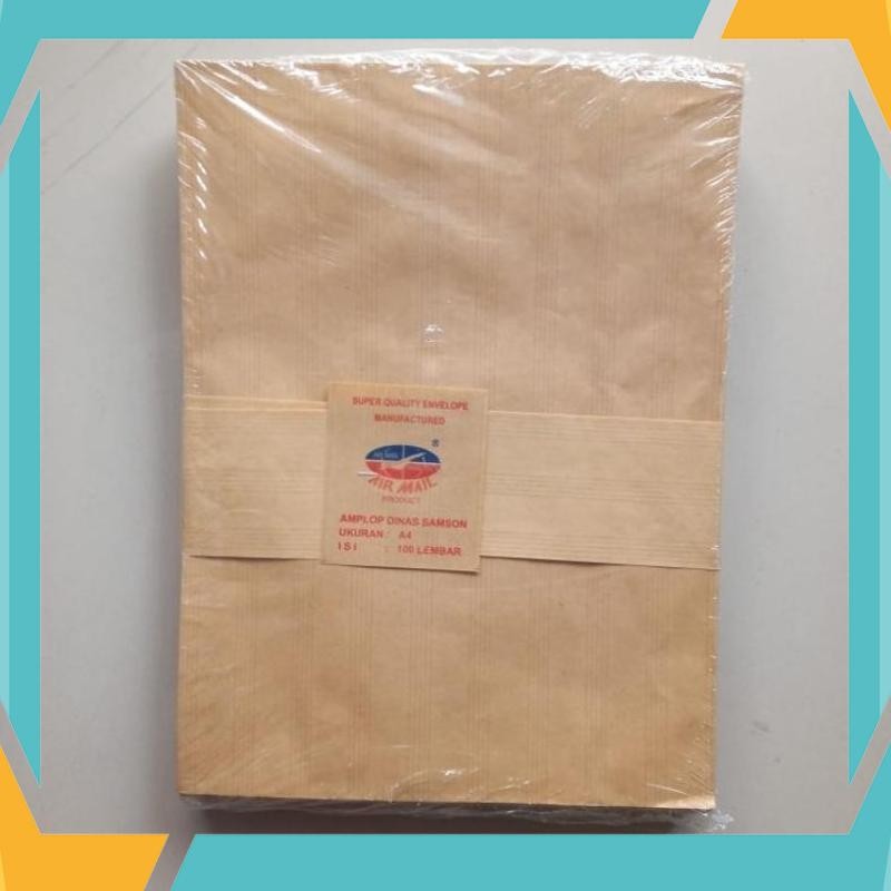

Termurah Amplop Coklat Salur Airmail Samson ( 100 Lbr ) [ Original ] RGD-29