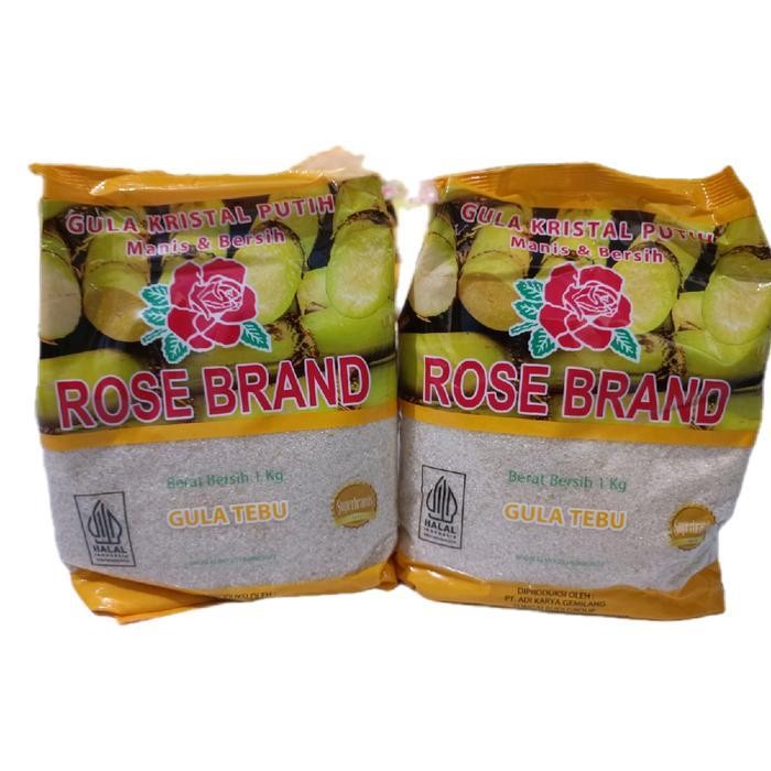 

LS (PAKET 2 KG) ROSEBRAND Gula Tebu Pasir Kuning Kemasan 1kg