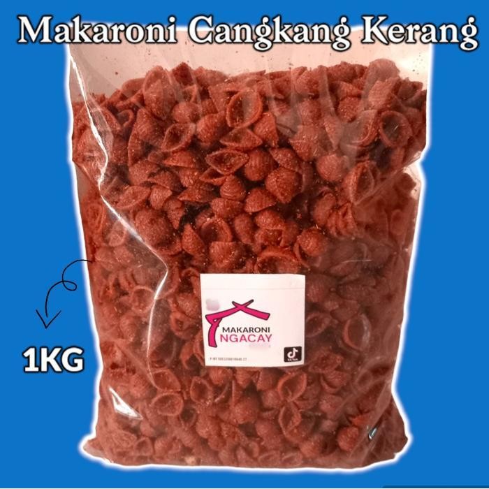 

LS Makaroni Cangkang Kerang 1kg Snack Gandum Food Pedas Makanan Kering