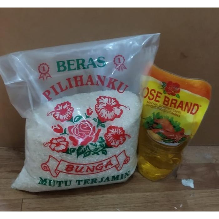 

LS Paket sembako Beras 2,5 + minyak 500 ml