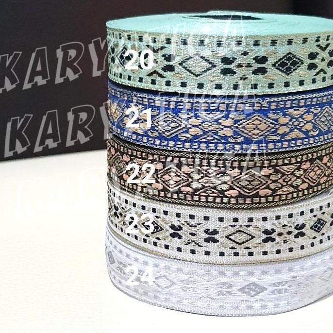 

DB158 }} Renda Gamis / Pita Gamis Lebar 2 Cm - Part 2 (15 Meter)