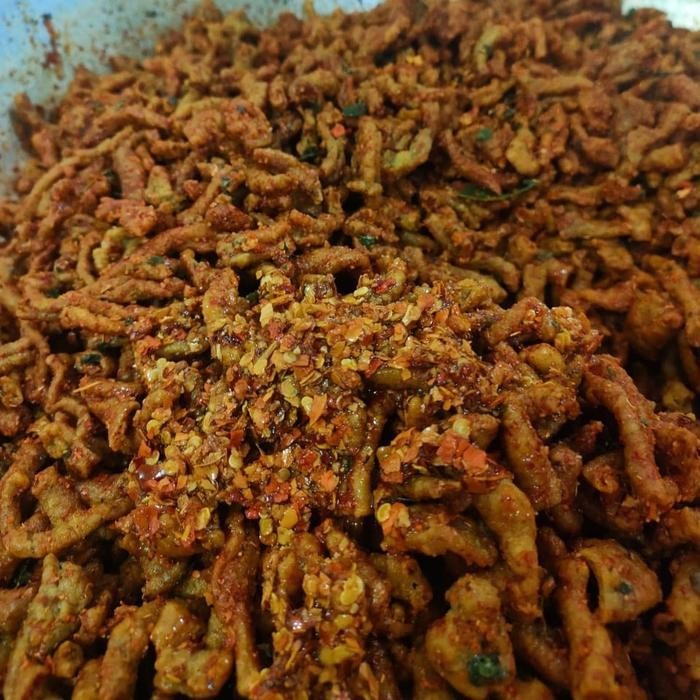 

LS kripik usus pedas daun jeruk 250gr cemilan food keripik makanan Snack crispy