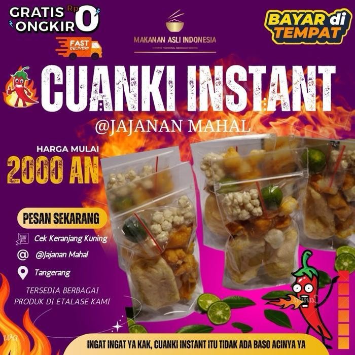 

LS Cuanki 1 Pcs 2 ribu an viral tiktok murah enak lezat maknyoss makanan pedas bisa di atur sendiri kuah instant food paket lengkap recomended jajanan gratis ongkir Rp0 Bawang Seblak Ayam