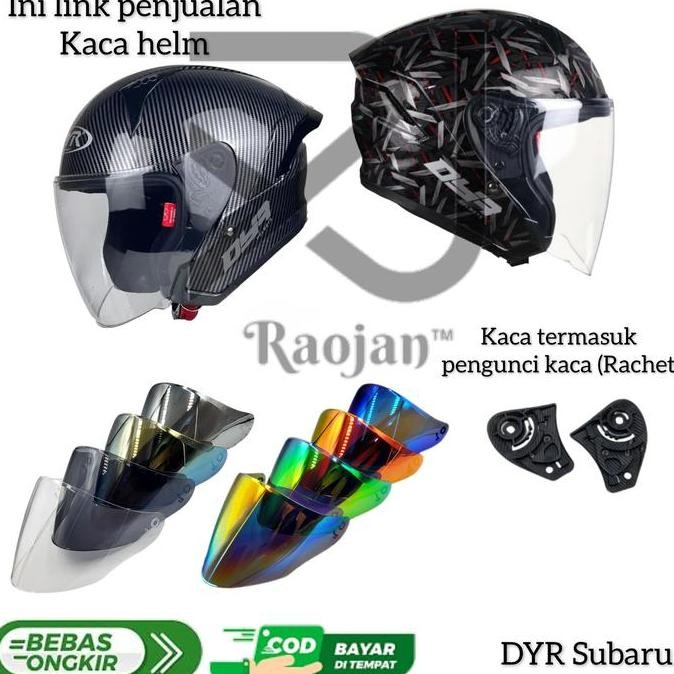 Kaca helm Dyr Subaru Visor helm Dyr Subaru carbon