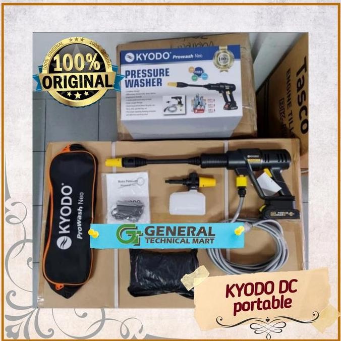 TERMURAH - Mesin cuci motor mobil ac kandang KYODO DC portable jet cleaner