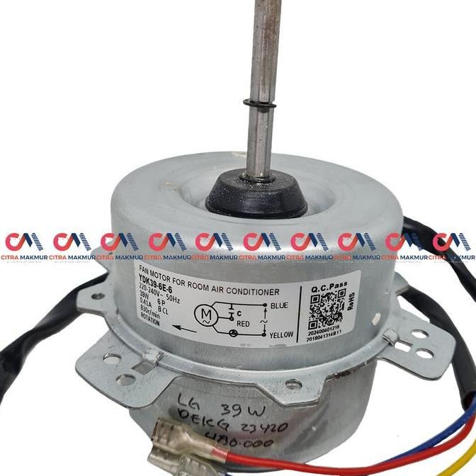 PROMO DISKON - Dinamo Fan Motor Outdoor AC Mesin Kipas 2 pk 9 watt Compatible For panasonic lg
